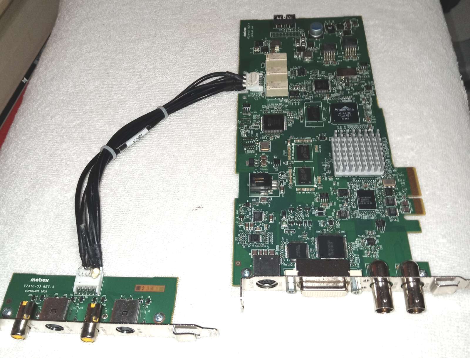 Matrox Y7316-03 Avcio M018240 Rev.A Developer Gr